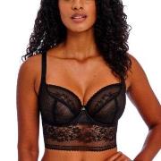 Freya BH Sydnie Underwired Longline Bra Svart E 70 Dam