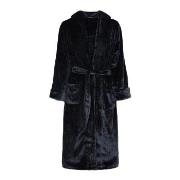 Decoy Long Terry Robe With Hood Svart polyester Small Dam