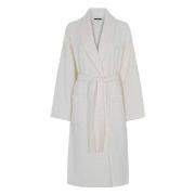 Decoy Long Terry Robe With Hood Svart polyester Medium Dam