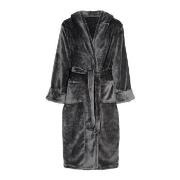 Decoy Long Terry Robe With Hood Grå polyester XX-Large Dam
