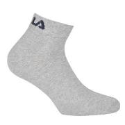 FILA Strumpor 3P Quarter Plain Socks Grå Strl 43/46