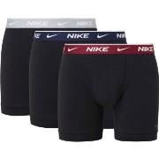 Nike Kalsonger 3P Everyday Cotton Boxer Svart/Röd bomull Large Herr