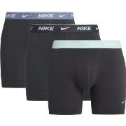 Nike Kalsonger 3P Everyday Cotton Boxer Svart/Grön bomull Medium Herr