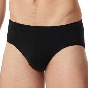 Schiesser Kalsonger Premium Cotton Mini Brief Svart bomull Medium Herr