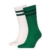 Tommy Hilfiger Strumpor 2P Men Mouline Sport Socks Vit/Grön Strl 43/46...