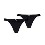 Puma Trosor 2P Tanga String Svart polyamid X-Small Dam