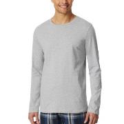 Schiesser Mix and Relax Long Sleeve Grå bomull Medium Herr