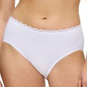 Triumph Trosor Feel Of Cotton Midi Brief Vit bomull 36 Dam