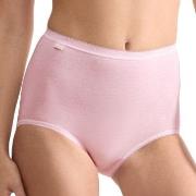 Sloggi Trosor 4P Basic Plus Maxi Panty Rosa/Blå bomull 38 Dam