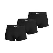 BOSS Kalsonger 3P Trunk BOSS ONE Svart bomull Large Herr