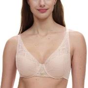 Chantelle BH Origins Lace Lightweight Plunge Bra Beige nylon C 75 Dam