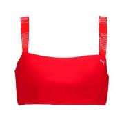 Puma Bandeau Bikini Top Röd Medium Dam