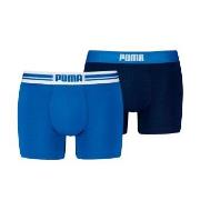 Puma Kalsonger 2P Everyday Placed Logo Boxer Marin/Blå bomull Large He...