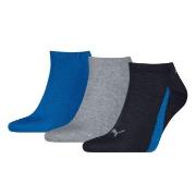 Puma Strumpor 3P Lifestyle Sneaker Socks Svart/Blå Strl 43/46