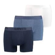 Levis Kalsonger 3P Premium Boxer Vit/Marin bomull Small Herr