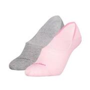Calvin Klein Strumpor 2P Women Mid Cut Footie Socks Grå/Rosa Strl 39/4...