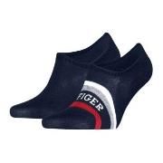 Tommy Men Tab Footie Socks Strumpor 2P Marin Strl 39/42