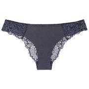 Wild Peony Florale Brazilian Knickers Trosor Mörkgrå 42 Dam