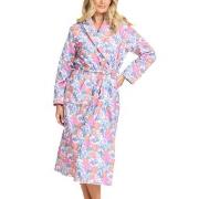 Damella Printed Terry Velour Robe Flerfärgad Small Dam