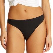 Calvin Klein Trosor Perfectly Fit Basic Thong Svart X-Large Dam