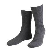 Amanda Christensen Strumpor Grade Wide Rib Ankle Socks Grå Strl 39/42