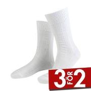 Amanda Christensen Strumpor Grade Wide Rib Ankle Socks Vit Strl 47/50
