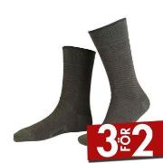 Amanda Christensen Strumpor True Stripe Ankle Sock Oliv Strl 47/50