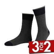 Amanda Christensen Strumpor True Stripe Ankle Sock Svart/Grå Strl 43/4...