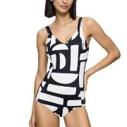 Triumph Summer Allure Wired Swimsuit Svart/Vit E 38 Dam