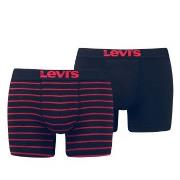 Levis Kalsonger 2P Base Stripe Boxer Svart/Röd bomull XX-Large Herr