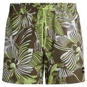BOSS Badbyxor Piranha Swim Shorts Grön Mönstrad polyester Large Herr