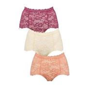 Missya Trosor 3P Lace Maxi Rosa/Lila X-Large Dam