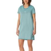 Schiesser Short Sleeve Sleepshirt Ljusgrön bomull 42 Dam