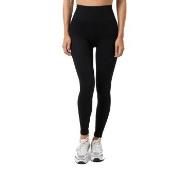 Björn Borg Studio Seamless Ribbed Tights Svart polyamid Medium Dam