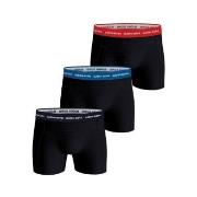 Björn Borg Kalsonger 6P Essential Shorts Svart/Blå bomull Small Herr