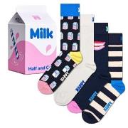 Happy socks Strumpor 4P Milk Carton Box Socks Flerfärgad polyamid Strl...