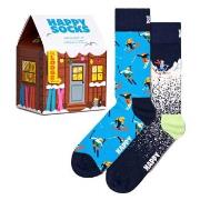 Happy socks Strumpor 2P Skiing Chalet Gift Set Flerfärgad Strl 36/40