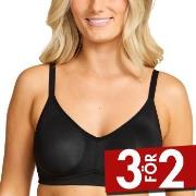 Damella BH Carla Soft Bra Svart polyester C 90 Dam