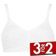 Damella BH Carla Soft Bra Vit polyester F 100 Dam