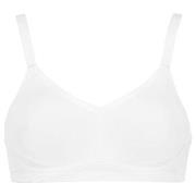 Damella BH Carla Soft Bra Vit polyester C 100 Dam