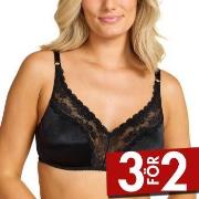 Damella BH Vera Soft Bra Svart polyester E 90 Dam
