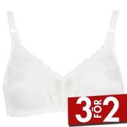 Damella BH Vera Soft Bra Vit polyester C 70 Dam