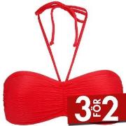 Damella Olivia Textured Padded Bikini Bra Röd nylon 42 Dam