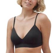 Pierre Robert BH Organic Cotton Triangle Bra Svart ekologisk bomull X-...