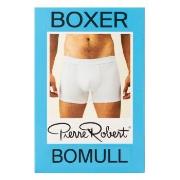 Pierre Robert Kalsonger For Men Cotton Boxer Vit ekologisk bomull Smal...