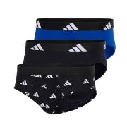 adidas Kalsonger 3P Active Flex Cotton Brief Svart/Blå bomull Large He...