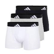 adidas Kalsonger 3P Active Flex Cotton Trunk Vit/Grå bomull Large Herr