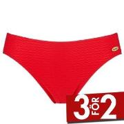 Damella Brigitte Textured Bikini Brief Röd nylon 48 Dam