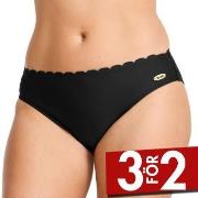 Damella Emily Wavy Bikini Brief Svart 38 Dam