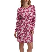 Calida Sweet Dreams Long Sleeve Nightdress Vinröd bomull X-Small Dam